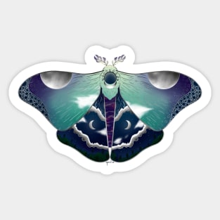 Luna moth Sticker